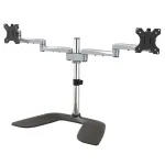 StarTech.com kahe monitori alus &ndash; ergonoomiline lauaarvuti monitori alus kuni 32-tollistele VESA-kuvaritele &ndash; vabalt seisev liigendatud universaalne arvutimonitori kinnitus &ndash; reguleeritava k&otilde;rgusega &ndash; h&otilde;bedane