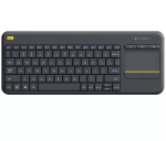 LOGITECH Wireless Touch Keyboard K400 Plus - Must - Qwerty Hollandi