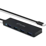 USB-jaotur FANTEC UMP-4U31-C 4x USB-A 3.0 pordi ja USB-C &uuml;hendusega