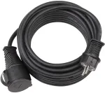 Brennenstuhl H07RN-F 3G1,5 - Toitepikenduskaabel (230 VAC) - CEE 7/7 (SCHUKO) (M) - CEE 7/7 (SCHUKO) (W) - 10,0m - Must (1167810)