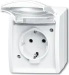 Busch Jaeger 2083-0-0831 pistikupesa CEE 7/3 valge (2083-0-0831)