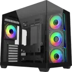 PC korpus Cooler Master Elite 681 (E681-KHNN-S00) ATX Midi Tower, must, 1&times;3.5 tolli + 2&times;2.5 tolli, 2&times;USB 3.0, 4&times;120mm ARGB, karastatud klaasist k&uuml;lgpaneel