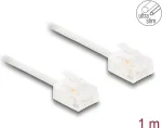 DeLOCK RJ45 Cat.6 UTP &uuml;li&otilde;huke v&otilde;rgukaabel 1 m valge