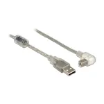 USB-kaabel DeLOCK 84811 USB 2.0 0,5 m USB A USB B H&otilde;bedane L&auml;bipaistev
