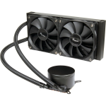 K&otilde;ik-&uuml;hes vedelik-CPU-jahuti INTER-TECH Argus Iceman B-240 &mdash; 12 cm ventilaator, h&uuml;drauliline laager, must