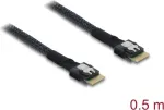 DELOCK PCIe 4.0 &otilde;huke SAS SFF-8654 4i kaabel 0,5 m