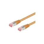 Wentronic Goobay CAT 6 v&otilde;rgukaabel, S/FTP (PiMF), oranž, 2 m &ndash; LSZH halogeenivaba, vask (93471)