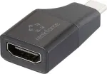 Renkforce RF-6418168 USB-C&reg; / HDMI adapter [1x USB-C&reg; pistik - 1x HDMI pesa] Must (RF-6418168)