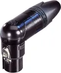 Neutrik XLR-pistikupesa, nurgeline, pooluste arv: 7, must NC7FRX-B 1 tk (NC7FRX-B)