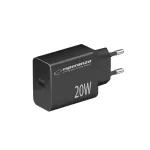V&otilde;rgulaadija ESPERANZA EZC104K 20W must, USB-toiteadapter kaasaskantavatele seadmetele
