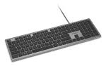 Kensington KB515 EQ USB-C/USB-A juhtmega klaviatuur, t&auml;issuuruses (100%), juhtmega, USB, k&auml;&auml;rikklahviga l&uuml;liti, QWERTY, hall