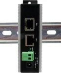 Ethernet PoE Gigabit s&uuml;stija Exsys EX-6007POE-WT &mdash; 1&times;Gigabit RJ45, PoE, 12&ndash;24V klemmliist