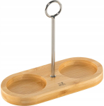 PEUGEOT alusalus Peugeot Linea soola- ja pipraveskile &mdash; bambus 17 cm, naturaalne viimistlus