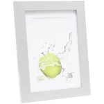 Deknudt S66KD1 P1 13x18 Wood Silver Photo Frame with Passepartout