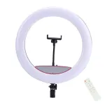 Elight SR14 36cm LED Ring Light koos telefoni hoidiku, 220V adapteri ja Bluetooth puldiga, must