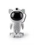 iLike Astronaut Smart LED Lamp with Bluetooth Speaker, RGB Night Light, Remote Control, 360&deg; Rotating Head White