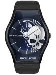 Police meeste kvartskell PL16114JSU03 45mm sinine sihverplaat nahkrihm