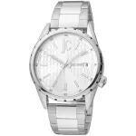 JUST CAVALLI MAN JC1G217M0055 Kvarts Analoog 42mm Roostevabast Terasest Kell Sinine Siiber H&otilde;bedane K&auml;ev&otilde;ru