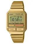 CASIO A120WEG-9AEF Women's Vintage Digital Watch, 33,5 mm, Gold-tone