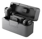 DJI Mic Mini (2 TX + 1 RX + laadimis&uuml;mbris) juhtmevaba mikrofonikomplekt - tumehall