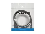 Toitekaabel LANBERG CA-C13C-11CC-0018-BK &mdash; 1,8 m, C13 pistik CEE7/7-le, nurga all C13