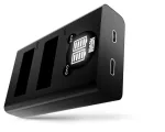 Newell kahe kanaliga USB-C laadija GoPro AHDBT-901 akudele