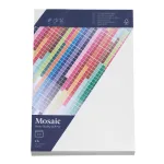 Artoz Papier Mosaic &uuml;mbrikud DIN C6 aknata valged m&auml;rgliimiga 20 tk