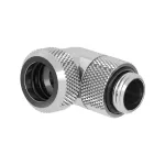 Barrow Multi-Link Adapter Connector 90 kraadi G1/4 AG kuni 12 mm AD k&otilde;vatorule &ndash; P&ouml;&ouml;ratav, h&otilde;bedane (TWT90KND-K12 s)