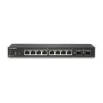 SonicWall Switch SWS12-8 - Hallatav Gigabit Ethernet l&uuml;liti - 8 x 10/100/1000 + 2 x Gigabit SFP - lauaarvuti