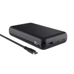 Trust Laro - Powerbank - 20000 mAh - 100 Watt - 5 A - QC 3,0, Power Delivery 3,0 + PPS - 3 Ausgabeanschlussstellen (4 pin USB Type A (QC 3,0), 2 x 24-