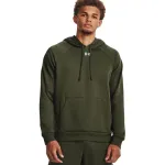 Under Armour meeste Rival fliis dressipluus oliivroheline suurus L