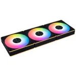 Lian Li UNI FAN CL FLEX Wireless ARGB Reverse Blade 120mm PWM ventilaator, 3-pakk kontrolleriga, must