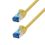 LogiLink SlimLine Cat.6A S/FTP LSZH Patch-kaabel, kollane, 3 m