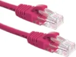 DSIT CAT6a v&otilde;rgu&uuml;henduskaabel 100% vask - U/UTP - 1 meeter - roosa (DC-U6A9-010)