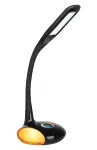 Activejet AJE-VENUS RGB must LED laualamp RGB alusega, 7W p&otilde;hivalgusti, 3W RGB alus, 400lm, 3000K/4500K/6000K, puutejuhtimine, painduv vars