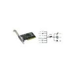 EXSYS EX-41010 PCI-X paralleeladapter, IEEE 1284, DB25 emane, MosChip MCS9901, madal profiil