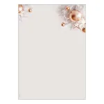 SIGEL DP429 J&otilde;uluteemaline kirjapaber A4 90 g/m&sup2; 100 lehte rooskullakarva motiiv