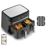 Tefal Dual Easy Fry & Grill EY905B Double 8,3 L eraldiseisev 2700 W kuuma&otilde;hufrit&uuml;&uuml;r Hall