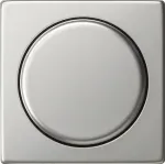 Gira System 55 kate koos p&ouml;&ouml;rdnupuga dimmerile ja potentsiomeetrile, roostevaba teras 0650600