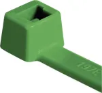 HellermannTyton T80R-N66-GN-C1 Standardne kaablivits, sisemiselt sakiline, 210 mm x 4,6 mm, roheline, 100 tk 116-08015