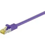 Wentronic Cat.7 S/FTP v&otilde;rgupatch-kaabel, RJ45 - RJ45, 0,25 m, kullatud kontaktid, 10 Gbps, 600 MHz 91573