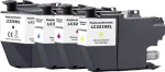 Renkforce &uuml;hilduv tindikassettide komplekt Brother LC-3219XL seeria jaoks - must, ts&uuml;aan, magenta, kollane (RF-6954012)