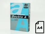 V&auml;rviline paber Double A, 80g, A4, 500 lehte, s&uuml;gavsinine