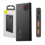 Baseus power bank Adaman Metal, Li-Ion 10000mAh, 2xUSB, USB-C, Lightning, MicroUSB 22,5 W (must)