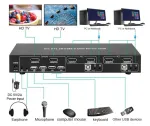 MicroConnect MC-DP-KVM201K DisplayPort ja USB 2-pordiline KVM-l&uuml;liti, 4K