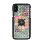 Nutitelefoni &uuml;mbris iKins iPhone XS / XS S jaoks &mdash; Lilleaia disain, must