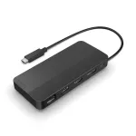 Lenovo 40B90000WW s&uuml;learvuti dokk/pordireplikaator, juhtmega, USB 3.2 Gen 1 (3.1 Gen 1) USB-C, must