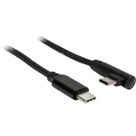 USB-kaabel Inter-Tech 88885581 1 m USB C Must