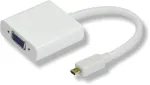 MicroConnect HDMIDVGA Micro HDMI (D-t&uuml;&uuml;p) &ndash; VGA adapter, pistik pessa, 0,25 m