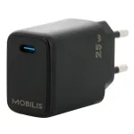 Mobiilseadme laadija Mobilis 001380 Universal Must AC Kiirlaadimine